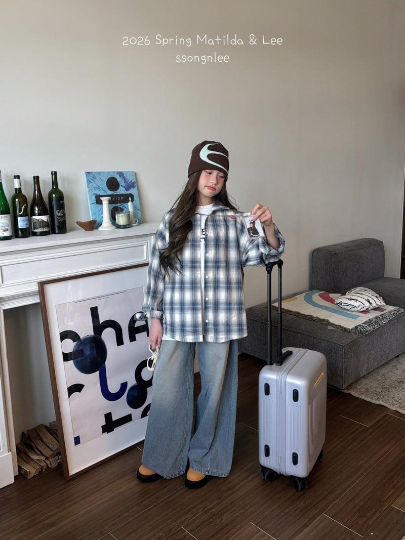 Matilda & Lee - Korean Children Fashion - #todddlerfashion - Spring Check Shirt - 6