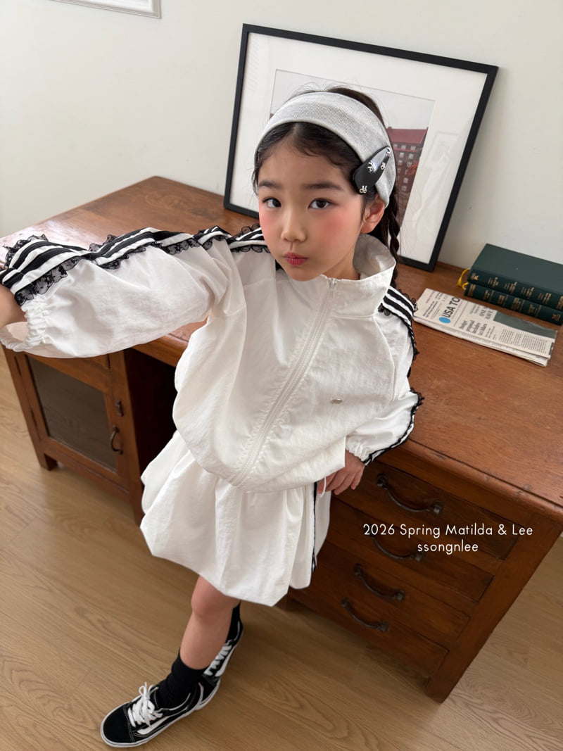 Matilda & Lee - Korean Children Fashion - #todddlerfashion - Lace Track Jumper - 10