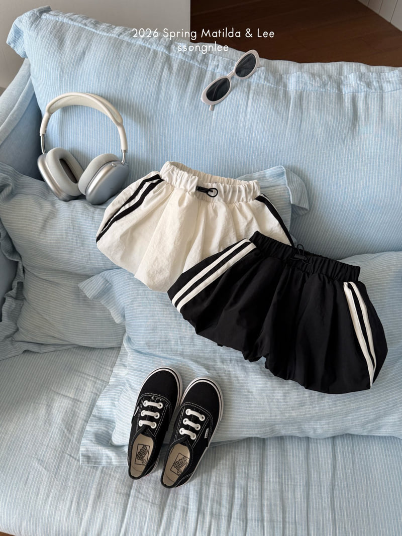 Matilda & Lee - Korean Children Fashion - #toddlerclothing - Line Balloon Skirt