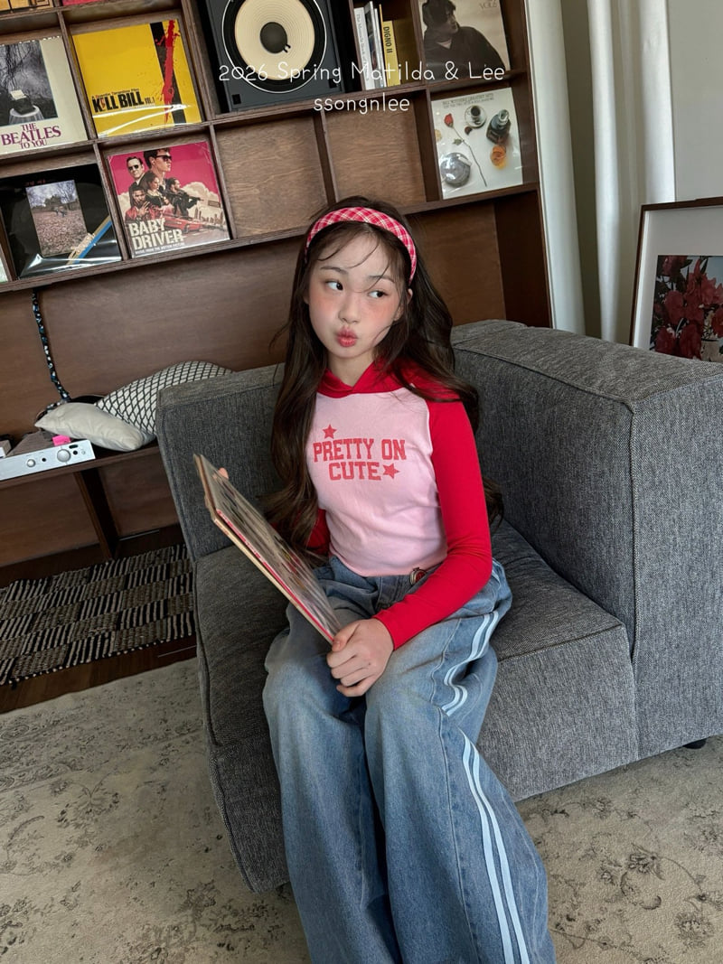 Matilda & Lee - Korean Children Fashion - #toddlerclothing - Line Track Denim Pants - 12