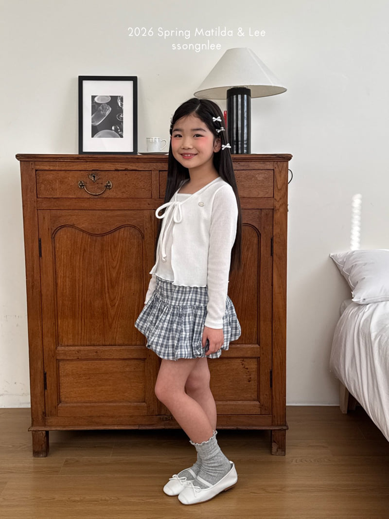 Matilda & Lee - Korean Children Fashion - #toddlerclothing - Check Balloon Skirt - 10