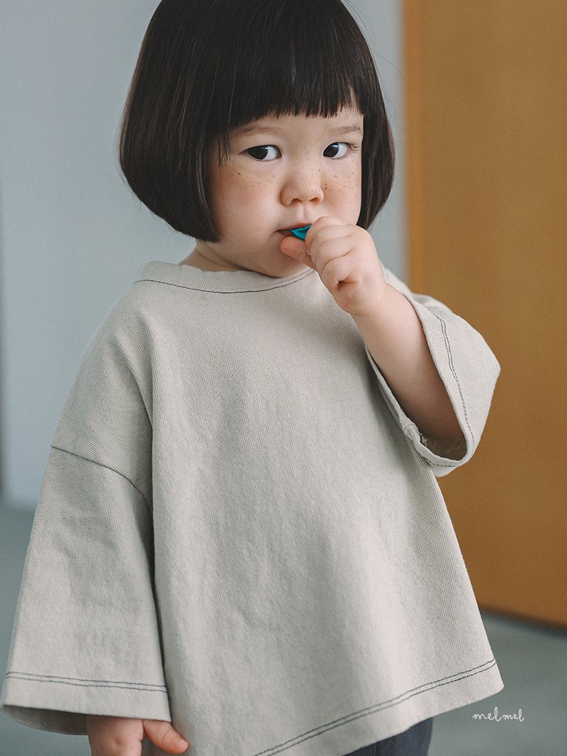 Melmel - Korean Baby Fashion - #babyboutique - 8/10 Boxy Tee - 3