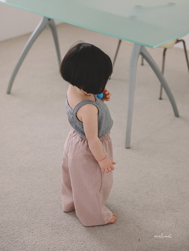 Melmel - Korean Baby Fashion - #babyboutique - Ribbed Sleeveless - 8