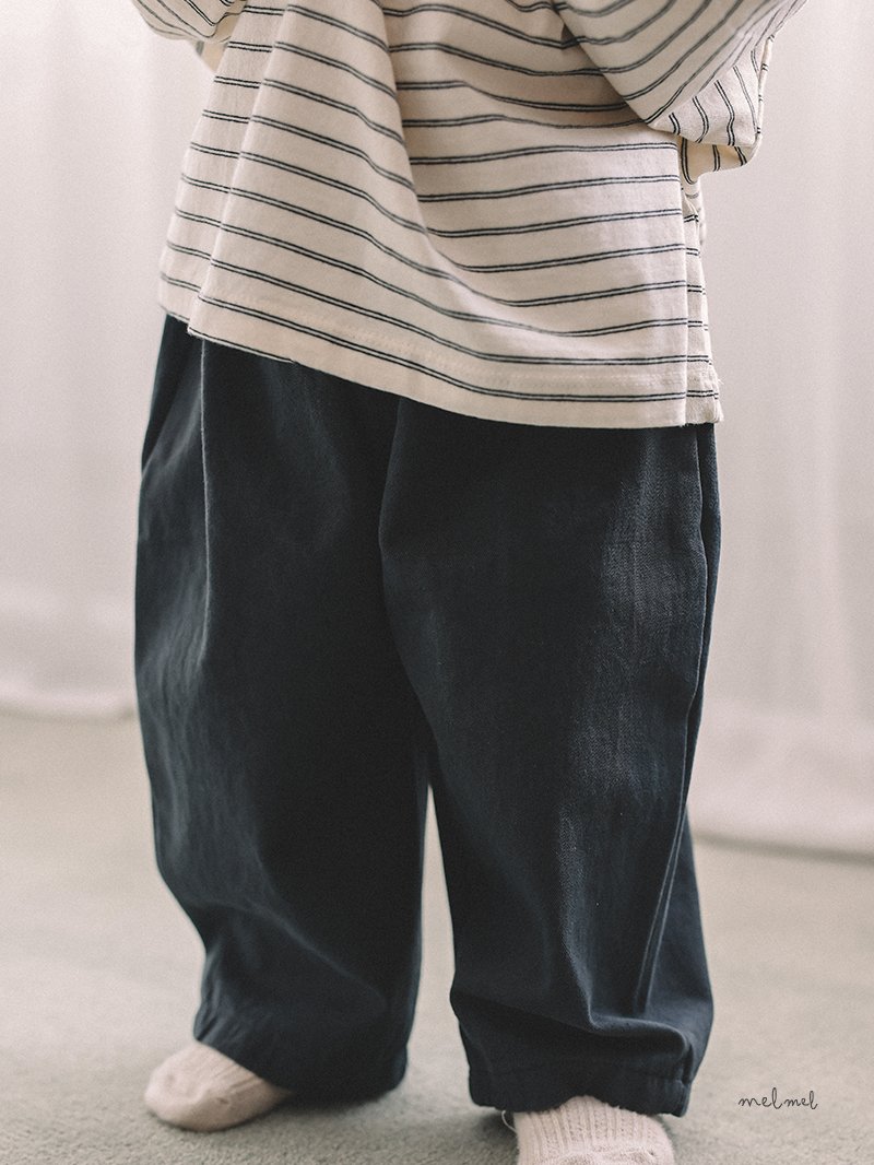 Melmel - Korean Baby Fashion - #babyboutique - Hip Pocket Pants - 5