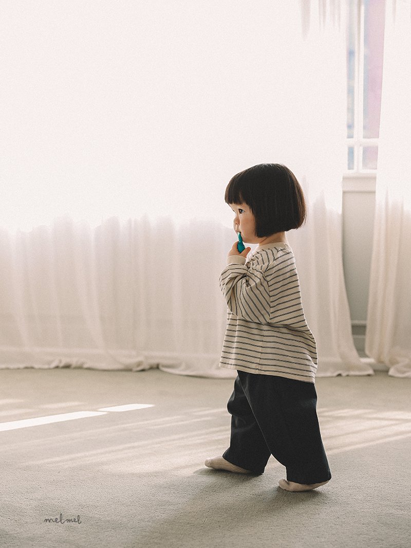 Melmel - Korean Baby Fashion - #babyclothing - Hip Pocket Pants - 8