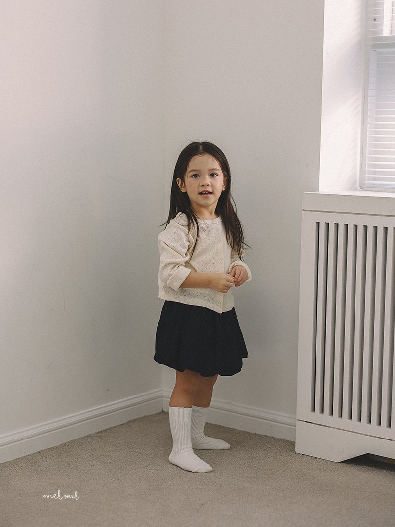 Melmel - Korean Baby Fashion - #babyclothing - Balloon Denim Skirt - 5