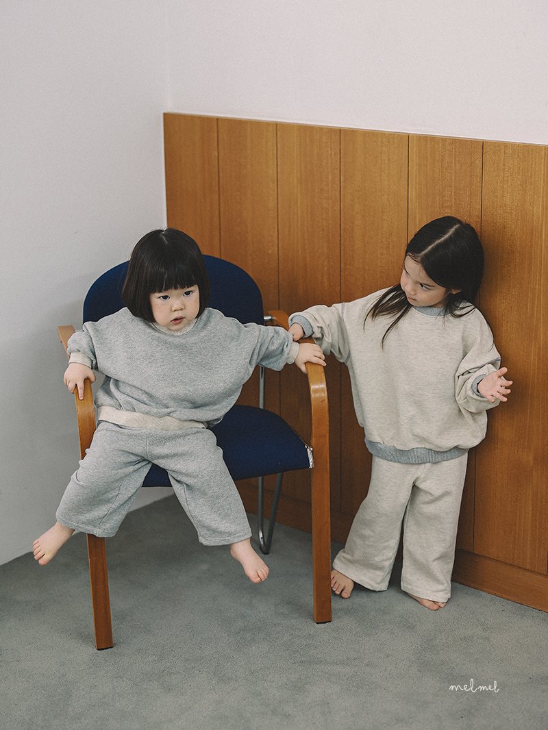 Melmel - Korean Baby Fashion - #babyfashion - Stitch Straight Pants - 3