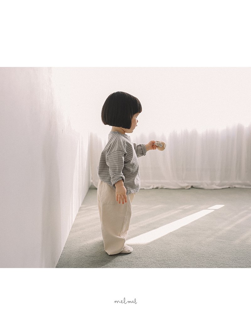 Melmel - Korean Baby Fashion - #babyfashion - Hip Pocket Pants - 9
