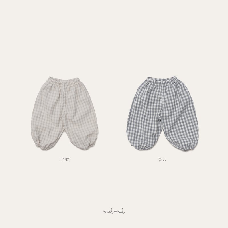 Melmel - Korean Baby Fashion - #babyfever - Check Bloomer