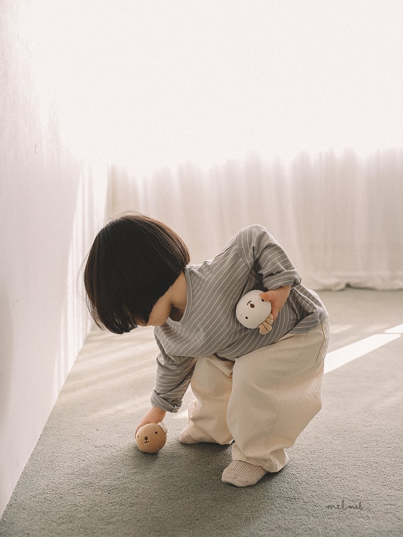 Melmel - Korean Baby Fashion - #babyfever - Hip Pocket Pants - 10