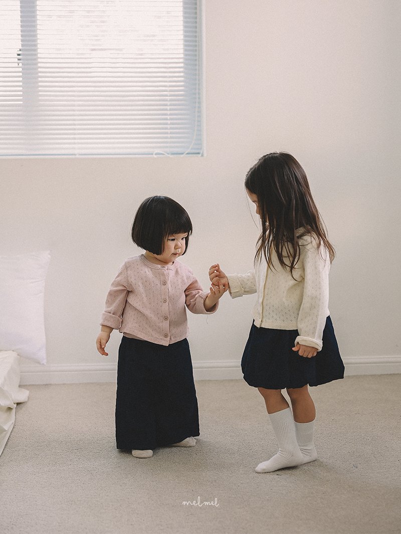 Melmel - Korean Baby Fashion - #babyfever - Balloon Denim Skirt - 7
