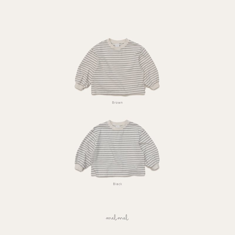 Melmel - Korean Baby Fashion - #babygirlfashion - Lip Stripe Tee - 12