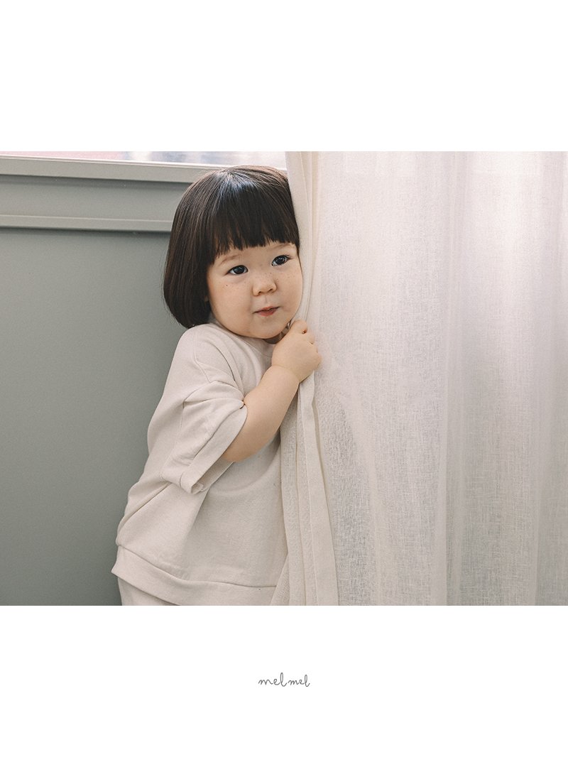 Melmel - Korean Baby Fashion - #babygirlfashion - Dove Set-Up - 9