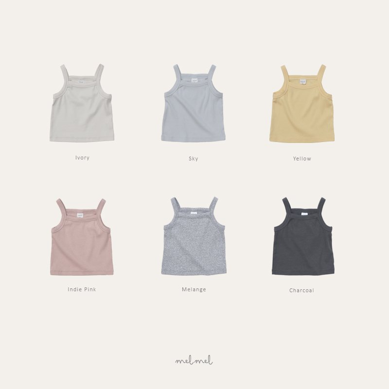 Melmel - Korean Baby Fashion - #babyoninstagram - Ribbed Sleeveless