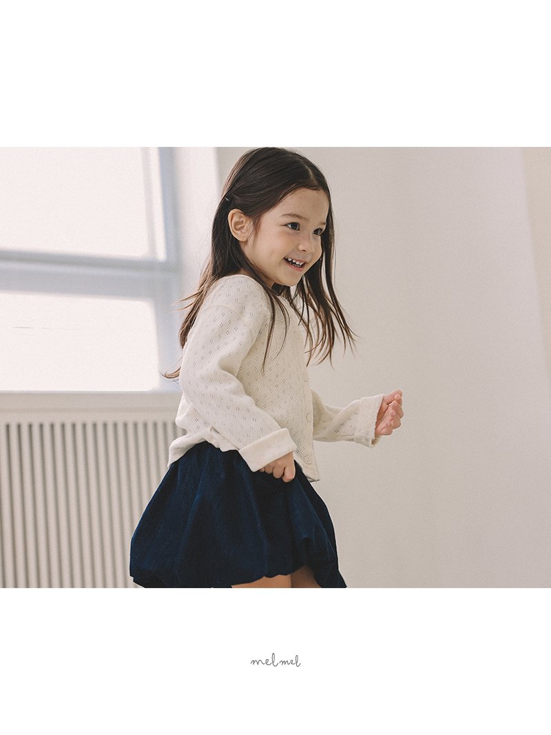 Melmel - Korean Baby Fashion - #babyoninstagram - Balloon Denim Skirt - 10