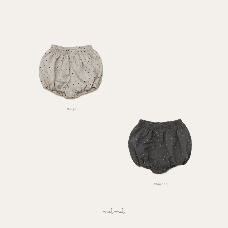 Melmel - Korean Baby Fashion - #babyoninstagram - Dot Short Bloomer