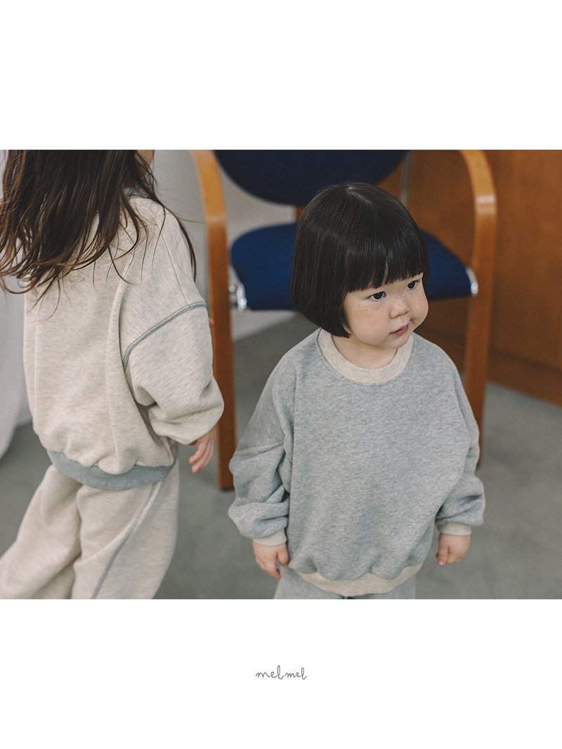Melmel - Korean Baby Fashion - #babyootd - Stitch Straight Pants - 8