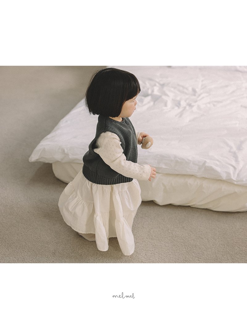 Melmel - Korean Baby Fashion - #babyootd - Knit Vest - 9