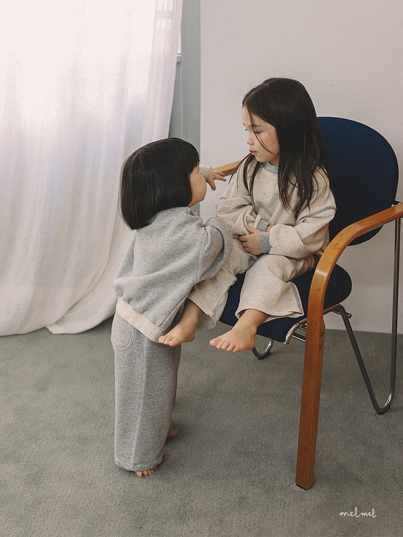 Melmel - Korean Baby Fashion - #babyoutfit - Stitch Straight Pants - 9