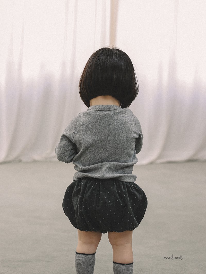 Melmel - Korean Baby Fashion - #babyoutfit - Dot Short Bloomer - 4