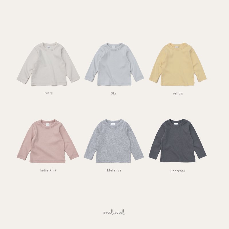 Melmel - Korean Baby Fashion - #babywear - Ribbed Tee