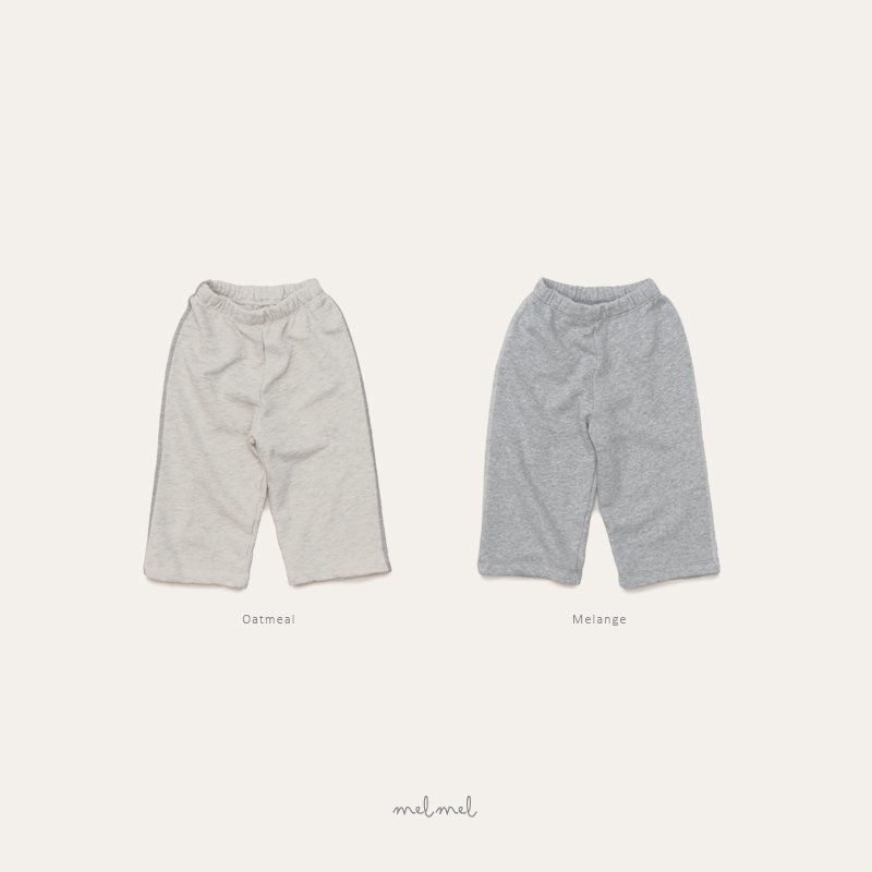 Melmel - Korean Baby Fashion - #babywear - Stitch Straight Pants - 11