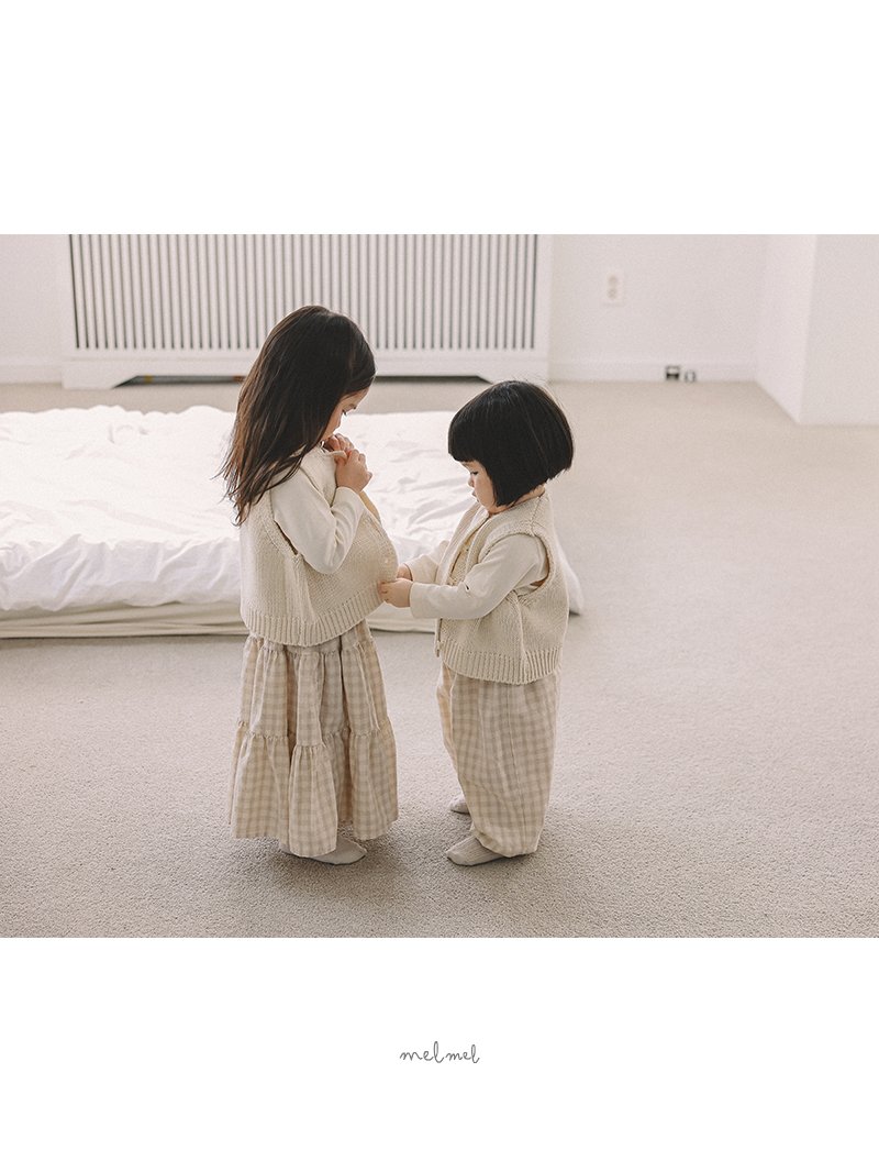 Melmel - Korean Baby Fashion - #babywear - Tiered Long Skirt - 10