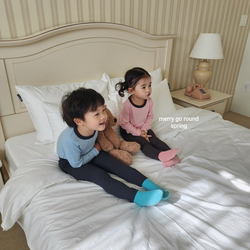 Merry Go Round - Korean Children Fashion - #kidzfashiontrend - Color Loungewear Set - 4