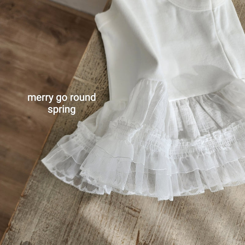 Merry Go Round - Korean Children Fashion - #Kfashion4kids - Shalala Layered Sleeveless Top - 3
