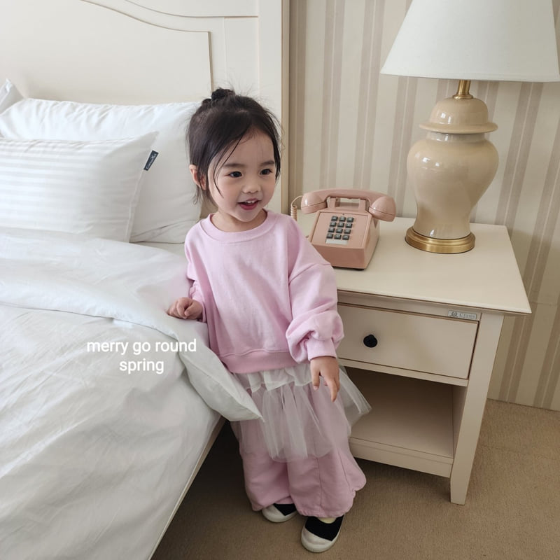 Merry Go Round - Korean Children Fashion - #Kfashion4kids - Mesh Sweatshirt - 5