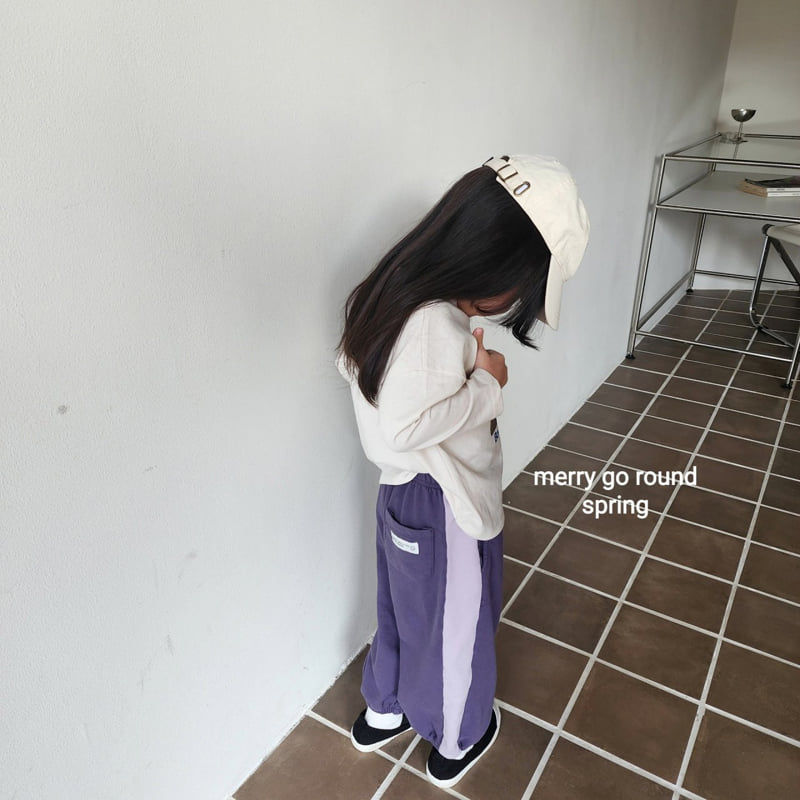 Merry Go Round - Korean Children Fashion - #Kfashion4kids - Color-block Jogger Pants - 3