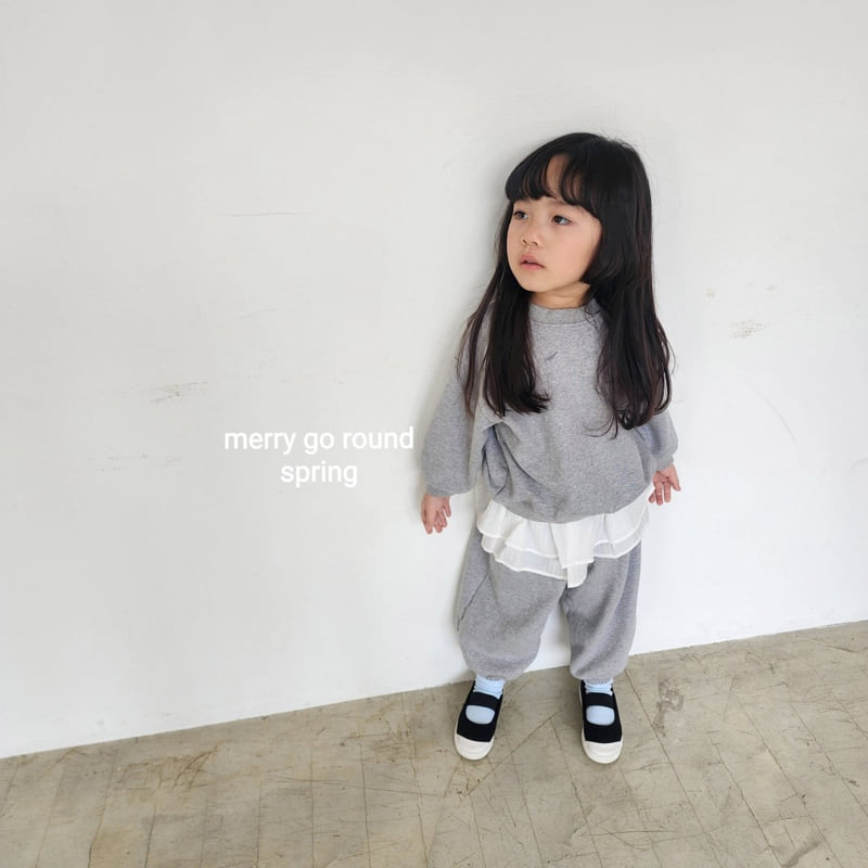 Merry Go Round - Korean Children Fashion - #childofig - Sugar Terry Set - 3