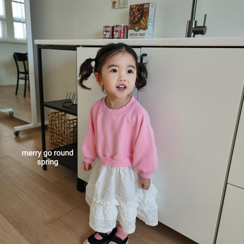 Merry Go Round - Korean Children Fashion - #childofig - Sweatshirt One-piece - 2