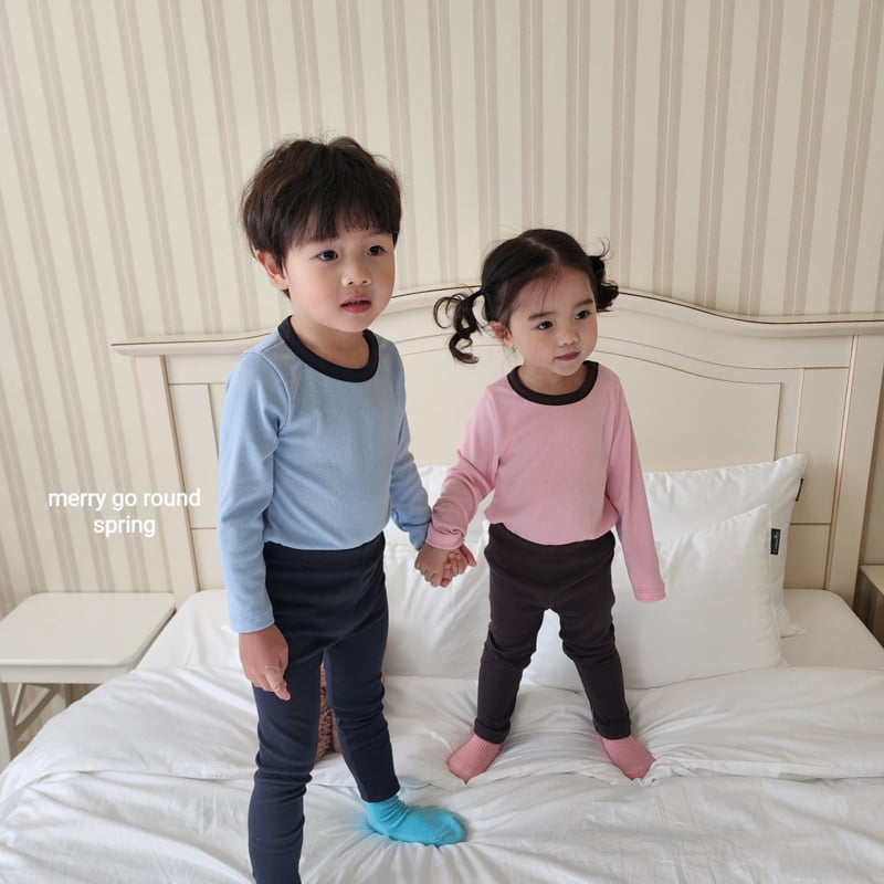 Merry Go Round - Korean Children Fashion - #childofig - Color Loungewear Set - 10