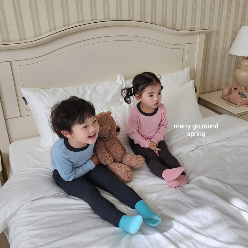Merry Go Round - Korean Children Fashion - #childofig - Color Loungewear Set - 9