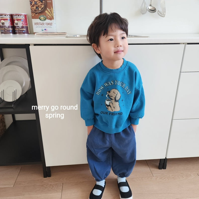 Merry Go Round - Korean Children Fashion - #childofig - Friend Sweatshirt - 10