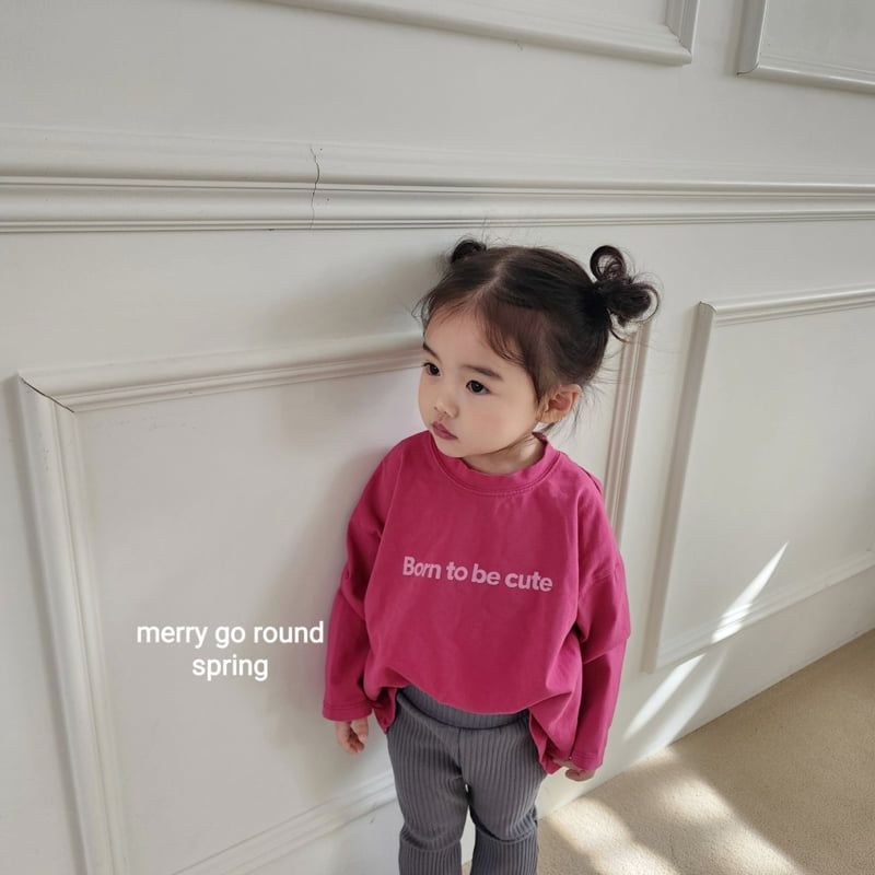 Merry Go Round - Korean Children Fashion - #childrensboutique - Simple English Tee - 5