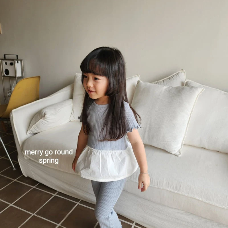 Merry Go Round - Korean Children Fashion - #childrensboutique - Ribbed Set (set of 3) - 7