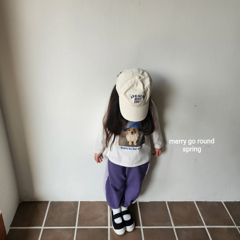 Merry Go Round - Korean Children Fashion - #childofig - Retriever Tee - 4
