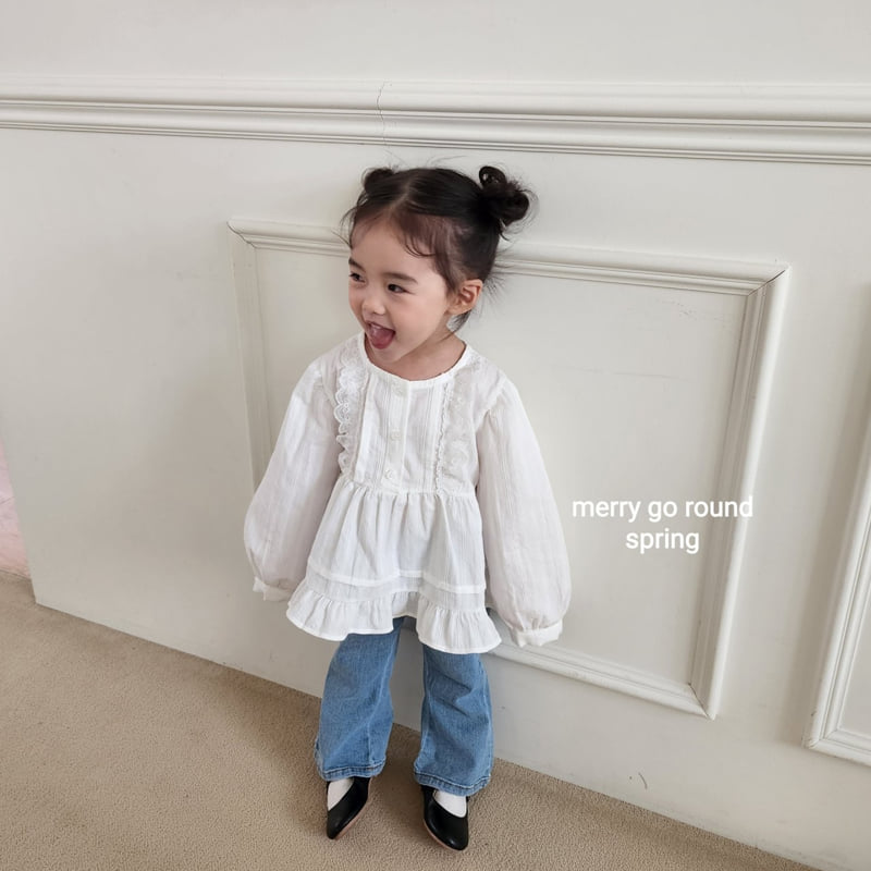 Merry Go Round - Korean Children Fashion - #childrensboutique - Spring Blouse - 3