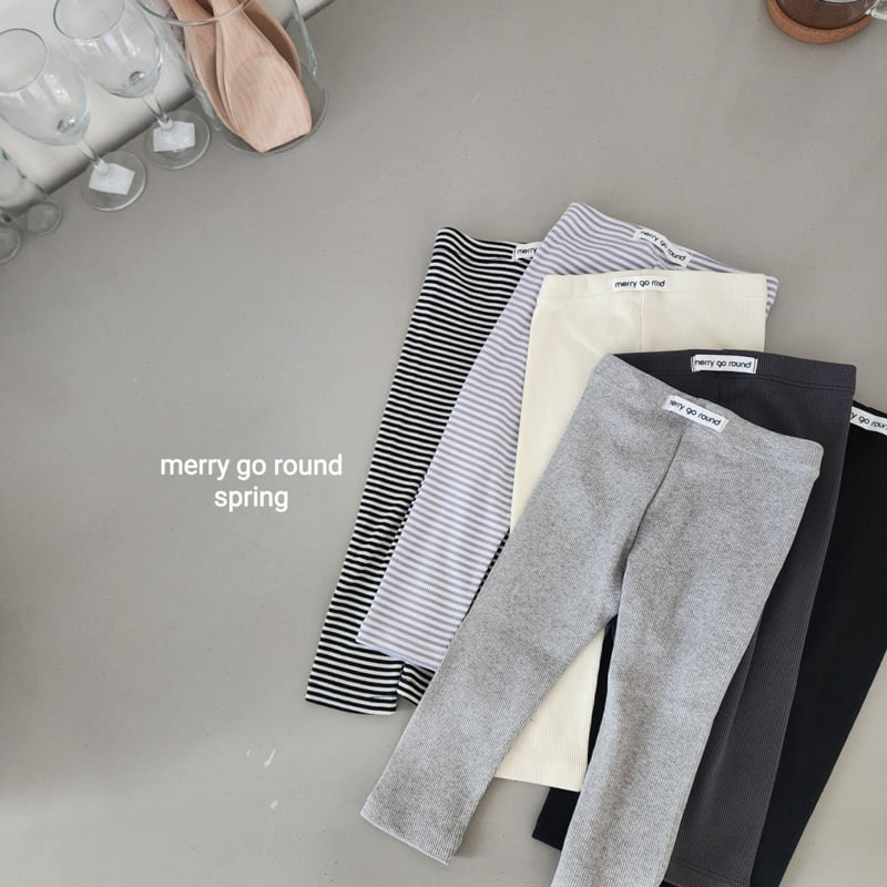 Merry Go Round - Korean Children Fashion - #childrensboutique - Basic Leggings - 2