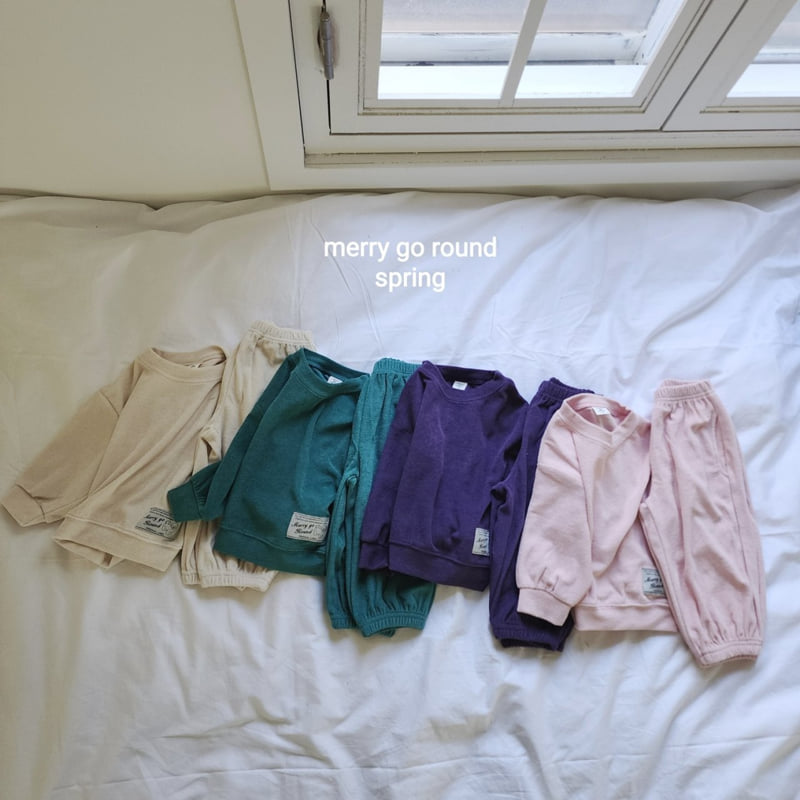 Merry Go Round - Korean Children Fashion - #childrensboutique - Terry Set