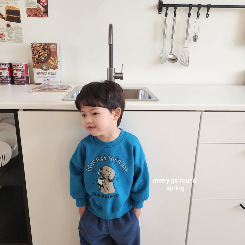Merry Go Round - Korean Children Fashion - #childrensboutique - Friend Sweatshirt - 11