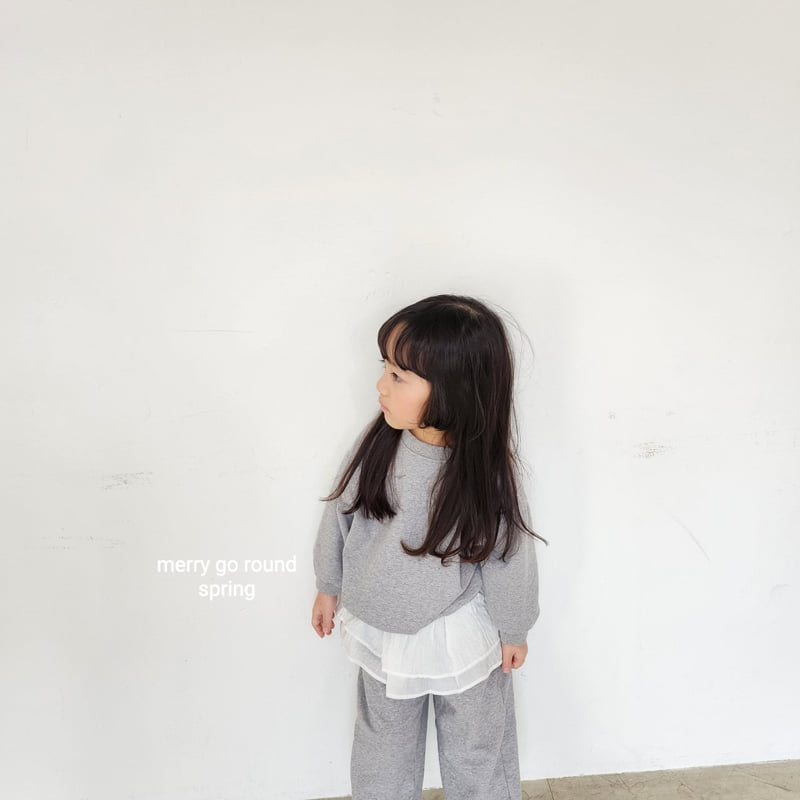 Merry Go Round - Korean Children Fashion - #designkidswear - Sugar Terry Set - 5
