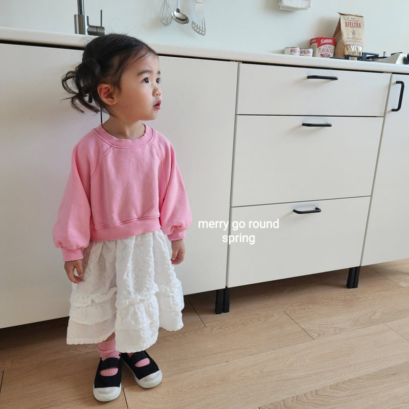 Merry Go Round - Korean Children Fashion - #childrensboutique - Sweatshirt One-piece - 4