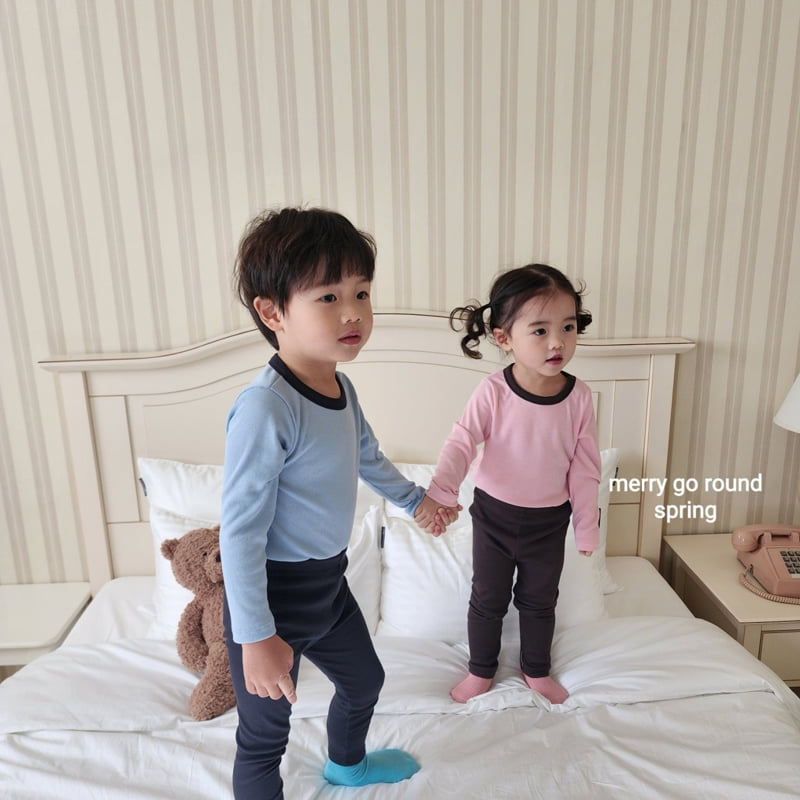 Merry Go Round - Korean Children Fashion - #designkidswear - Color Loungewear Set - 12