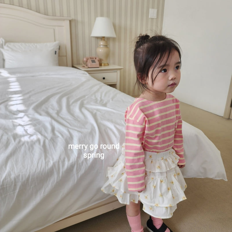 Merry Go Round - Korean Children Fashion - #designkidswear - Spring Skirt - 5
