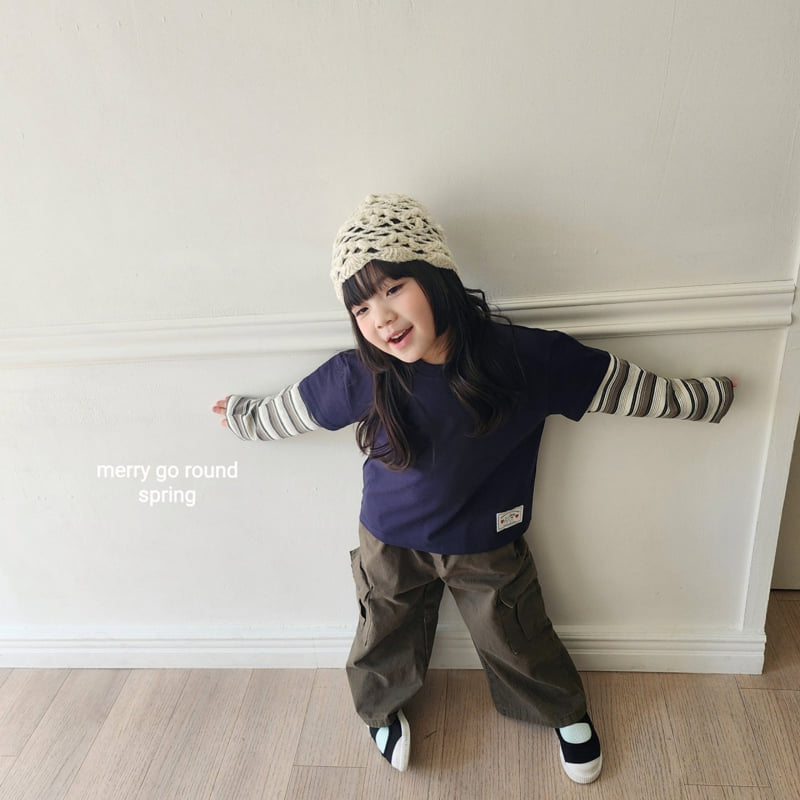 Merry Go Round - Korean Children Fashion - #designkidswear - Cotton Cargo Pants - 3