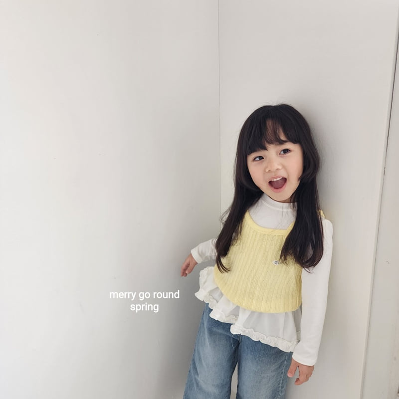 Merry Go Round - Korean Children Fashion - #designkidswear - Spring Sleeveless Top - 12