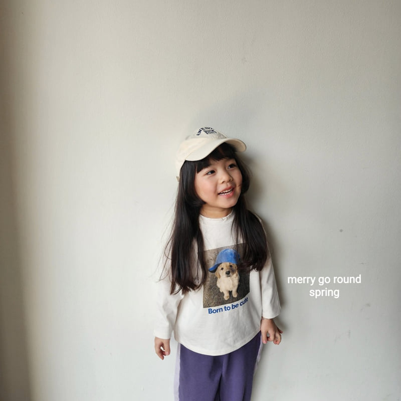 Merry Go Round - Korean Children Fashion - #designkidswear - Retriever Tee - 5